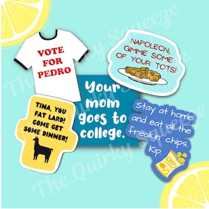 Vote For Pedro Waterproof Vinyl Stickers