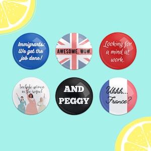 Alexander Musical Pinback Buttons