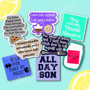 Jessica Day TV Show Waterproof Vinyl Stickers