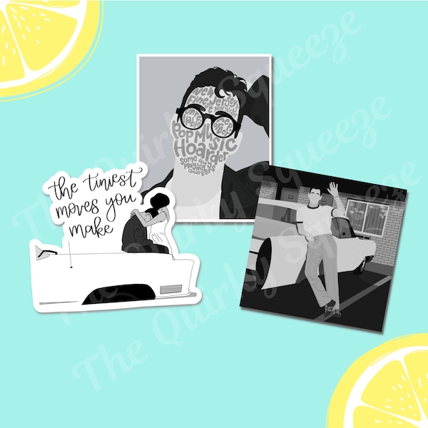 Bleachers Album Inspired Waterproof Weatherproof Vinyl Stickers, Jack Antonoff Bleachers, New Jersey’s Finest New Yorker, Tiny Moves