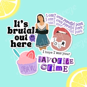 Olivia Sour Waterproof Vinyl Stickers