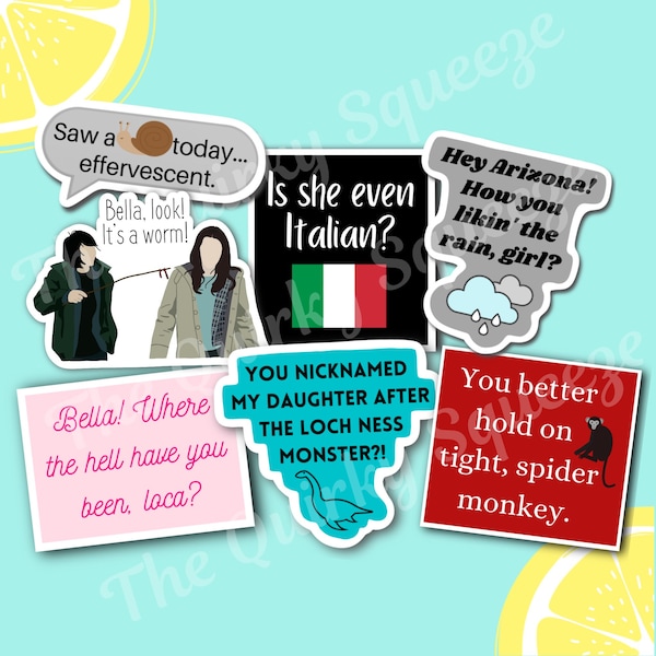 Edward and Bella Vinyl Waterproof Stickers| Vampire Movie| BWTHHYBL| Effervescent Snail| Nessie Sticker