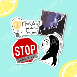 Bleachers Take the Sadness out of Saturday Night Jack Antonoff Vinyl Waterproof Stickers