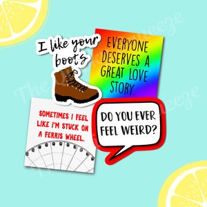 Simon LGBTQ Love Waterproof Vinyl Stickers
