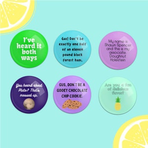 Shawn and Gus TV Show  Pinback Buttons