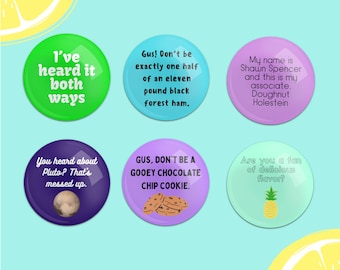 Shawn and Gus TV Show  Pinback Buttons