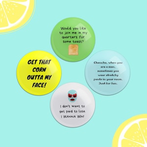 Nacho Pinback Buttons