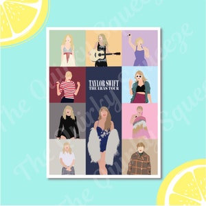 TS Eras Tour Vinyl Waterproof Sticker