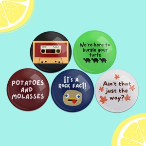 OTGW Inspired Pinback Buttons