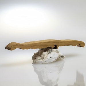 Juist Holzinsel - Nordsee Wanddeko aus massiver Eiche, maritime Geschenkidee aus Ostfriesland & Küsten Erinnerung von der Nordsee