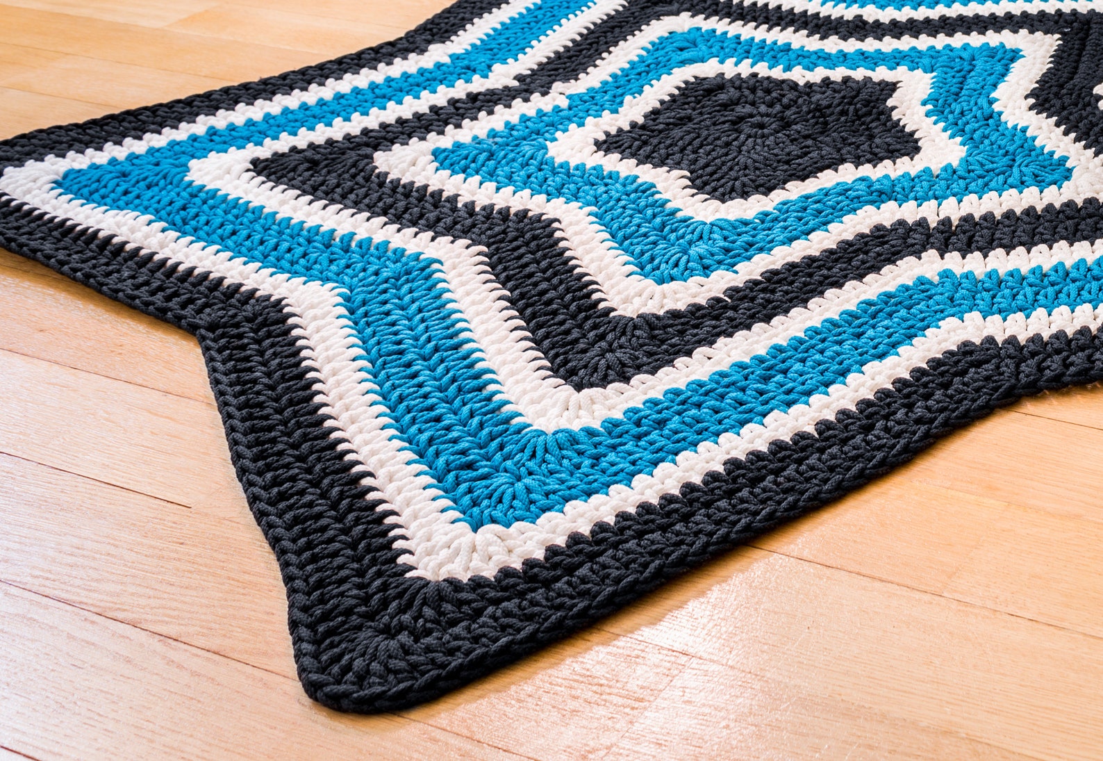 Star multicolor area rug Etsy