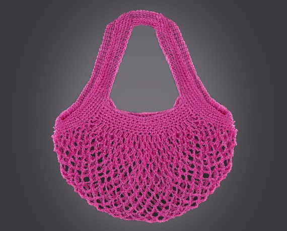 raffia string bag