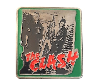 The Clash  Vintage  Belt Buckle  Licensed