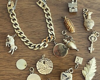 Boutons De Manchette Vintage Swank Années 60 - Argenté Et Bleu Clair, Occasion Bon État