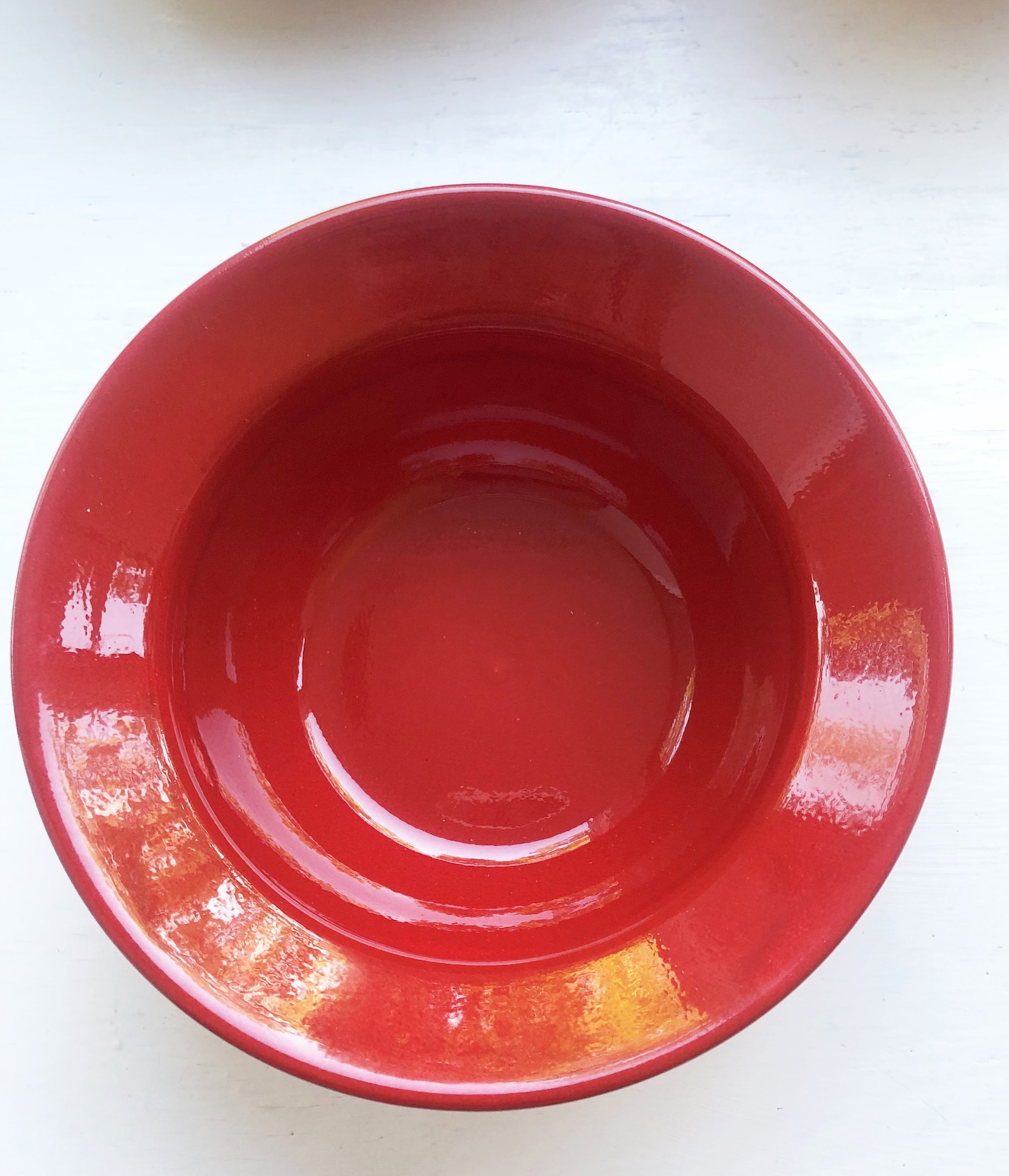 Vintage Pier 1 Earthenware Red Cereal Bowls Spain Etsy