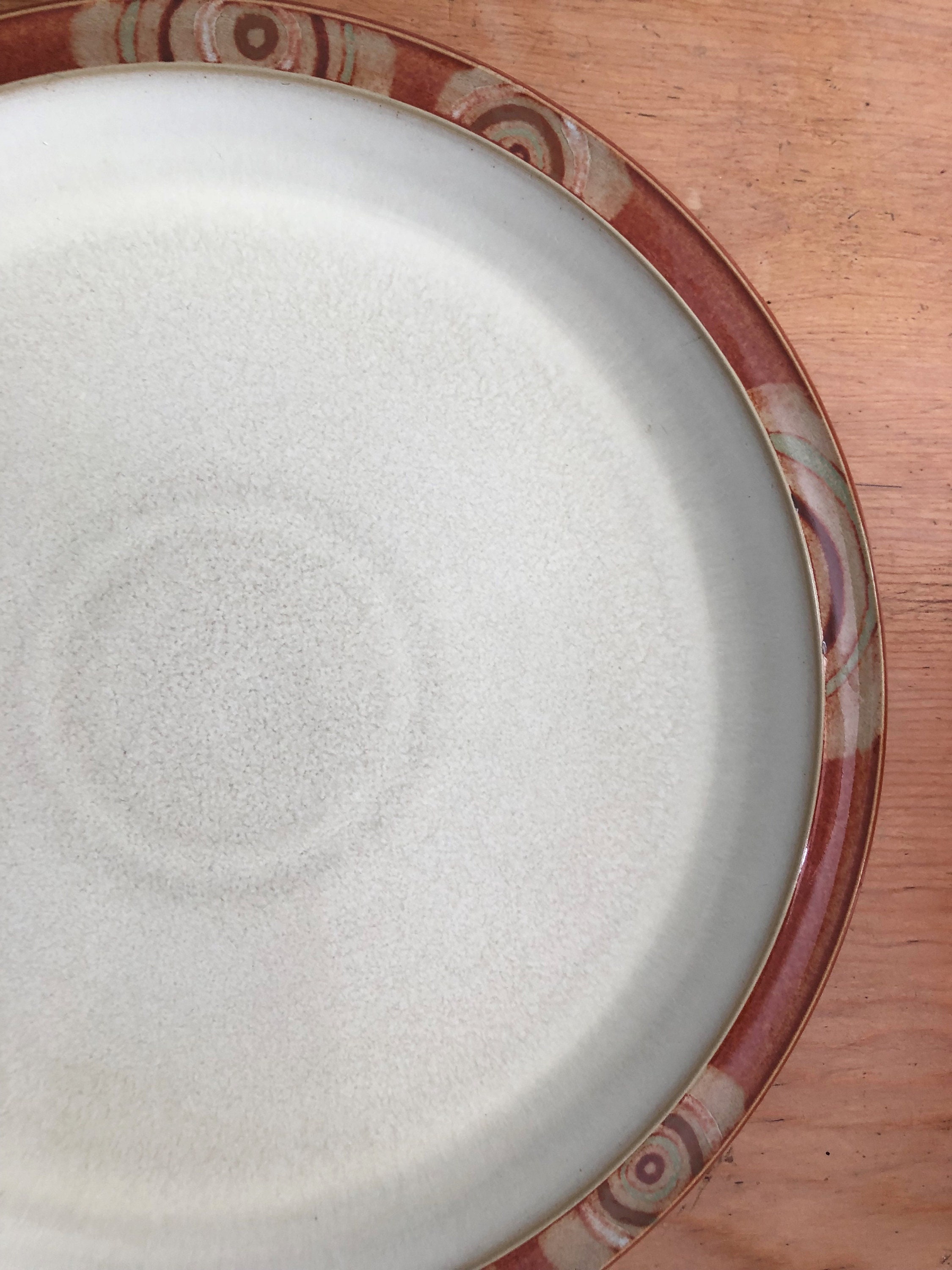 Vintage Denby Fire Chilli Pair of Dinner Plates Etsy