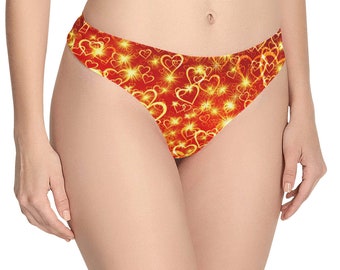 Women's Classic Thong Valentine's Sparkle (Model L5)