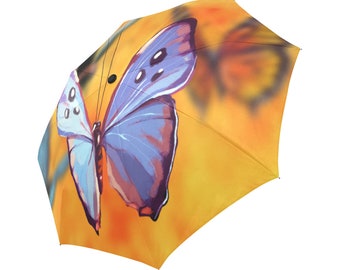 Anti-UV Butterfly Kaleidoscope Automatic Foldable Umbrella