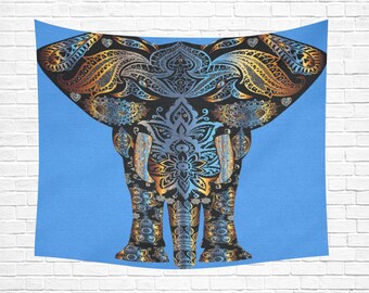 Elegant Elephant Wall Tapestry 60"x 51" (7 colors)