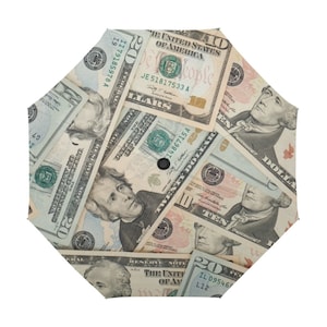 Anti-UV Automatic Raining Money Umbrella (Outside Printing) (Model U09)