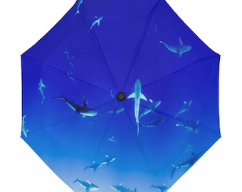 Anti-UV Automatic Sharks Umbrella (Model U009)