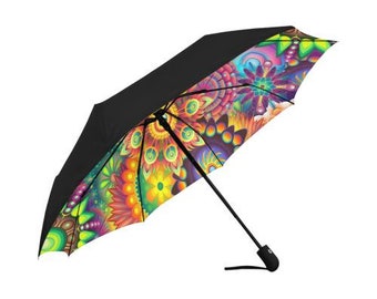 Anti-UV Automatic Sunny Umbrella (Underside Printing)(USA Made)