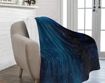 FOX PRODUCTS- Ultra-Soft Micro Fleece Blanket 50" x 60"  Space Blanket