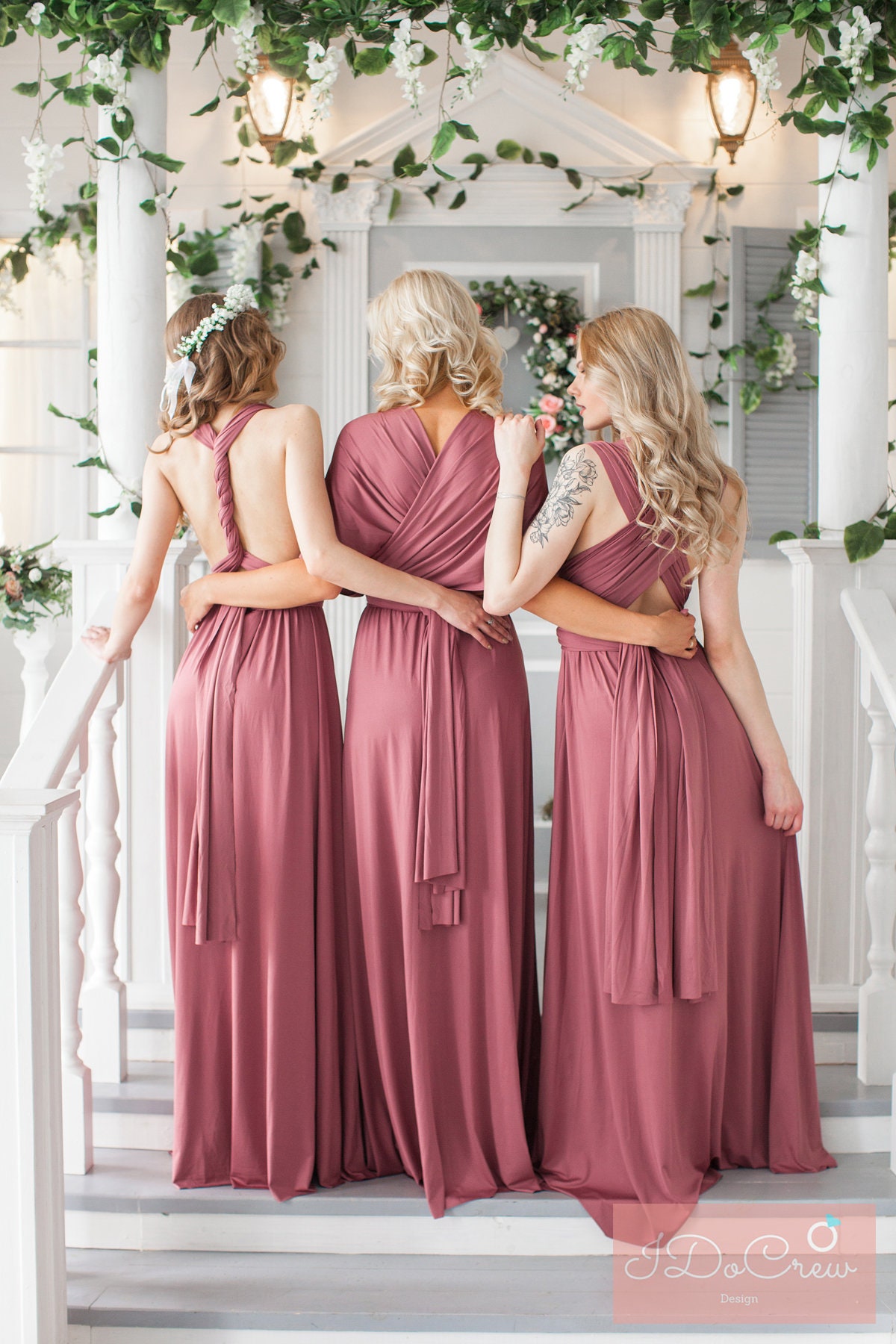 Rosewood Color Bridesmaid Dresses - nelsonismissing