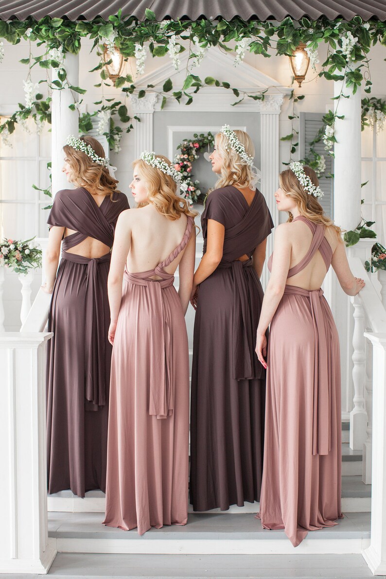 sage green infinity dress