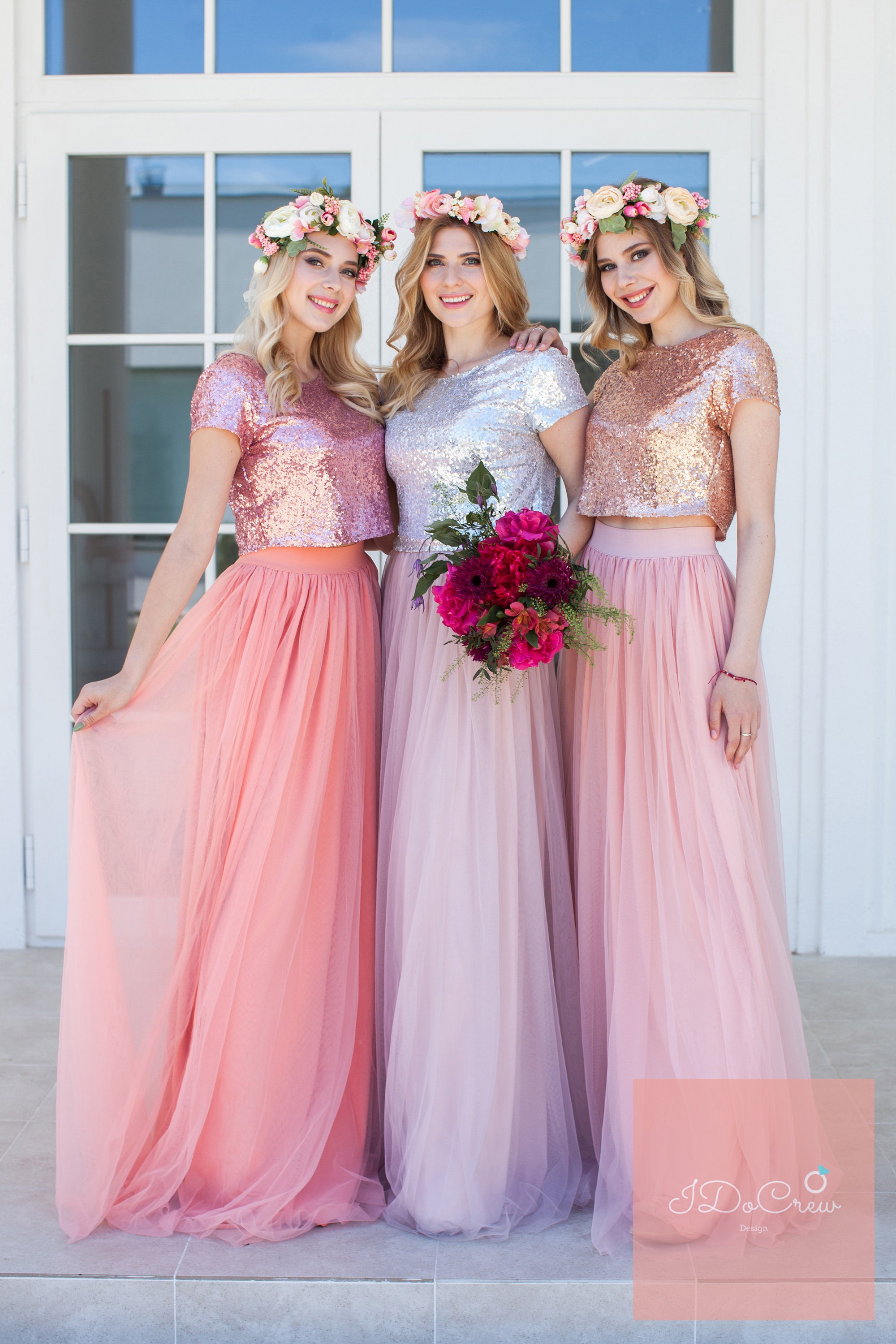 Floor Length Long Tulle Skirts For Bridesmaids Long Tulle Skirt