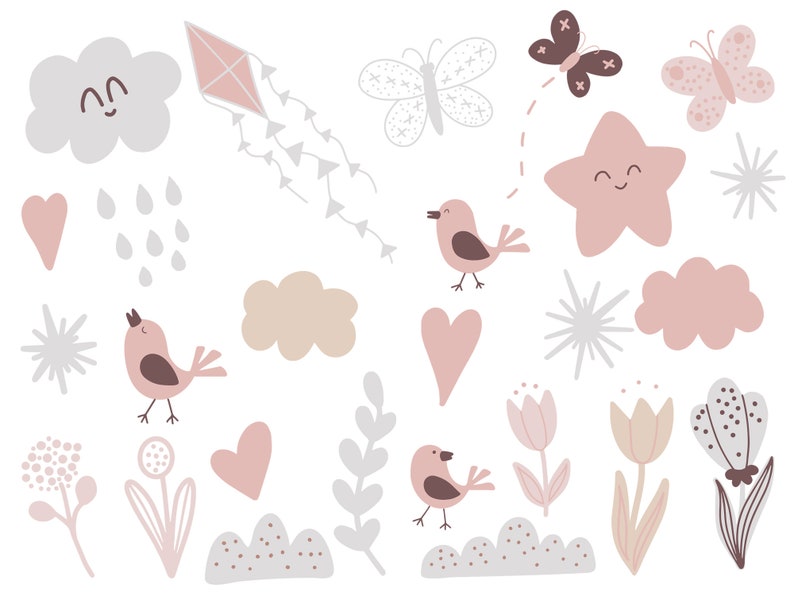 Download Rainbow Boho SVG clipart in trendy warm colors PNG and EPS ...