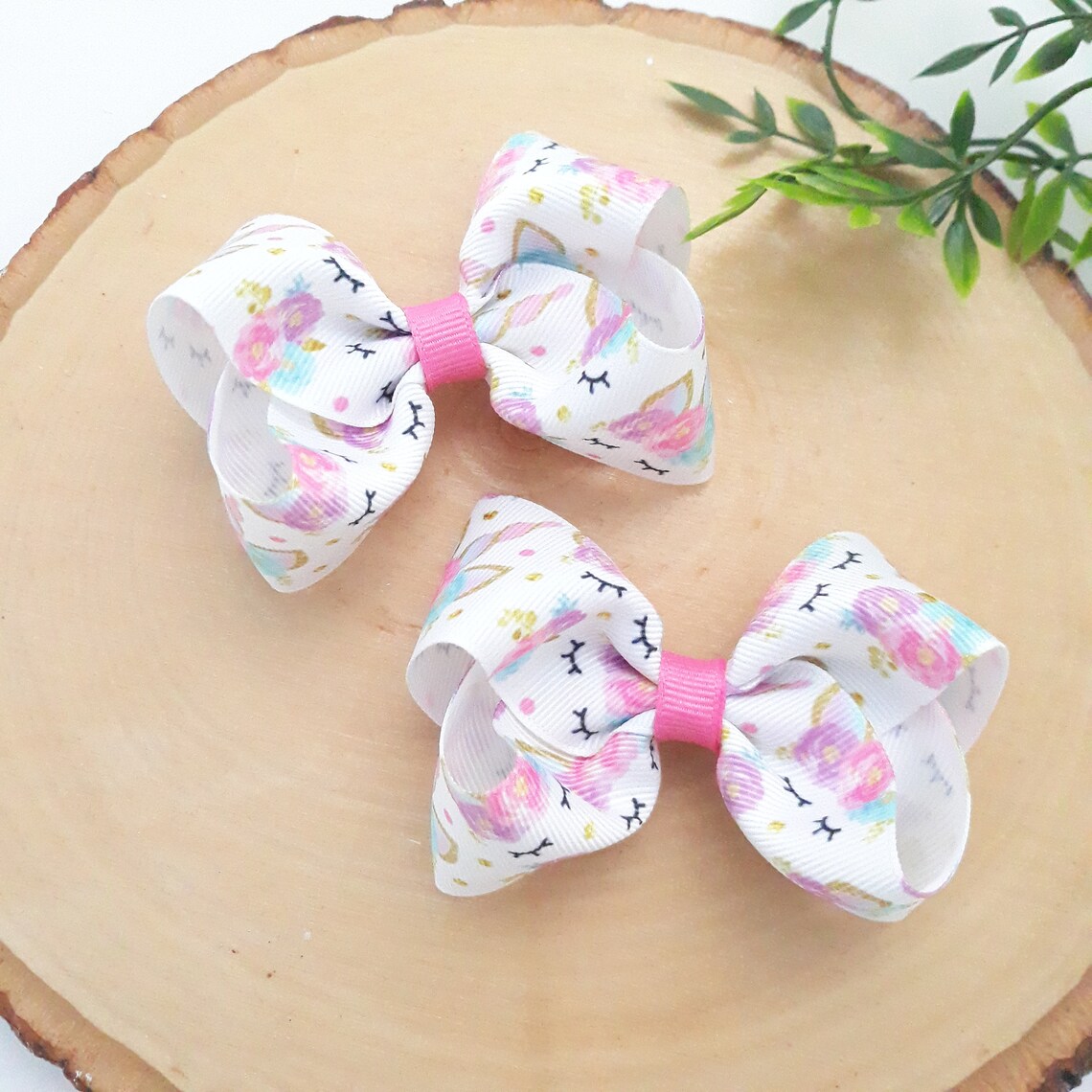 Unicorn Hair Bows Unicorn Bow Unicorn Gift Toddler Unicorn Etsy