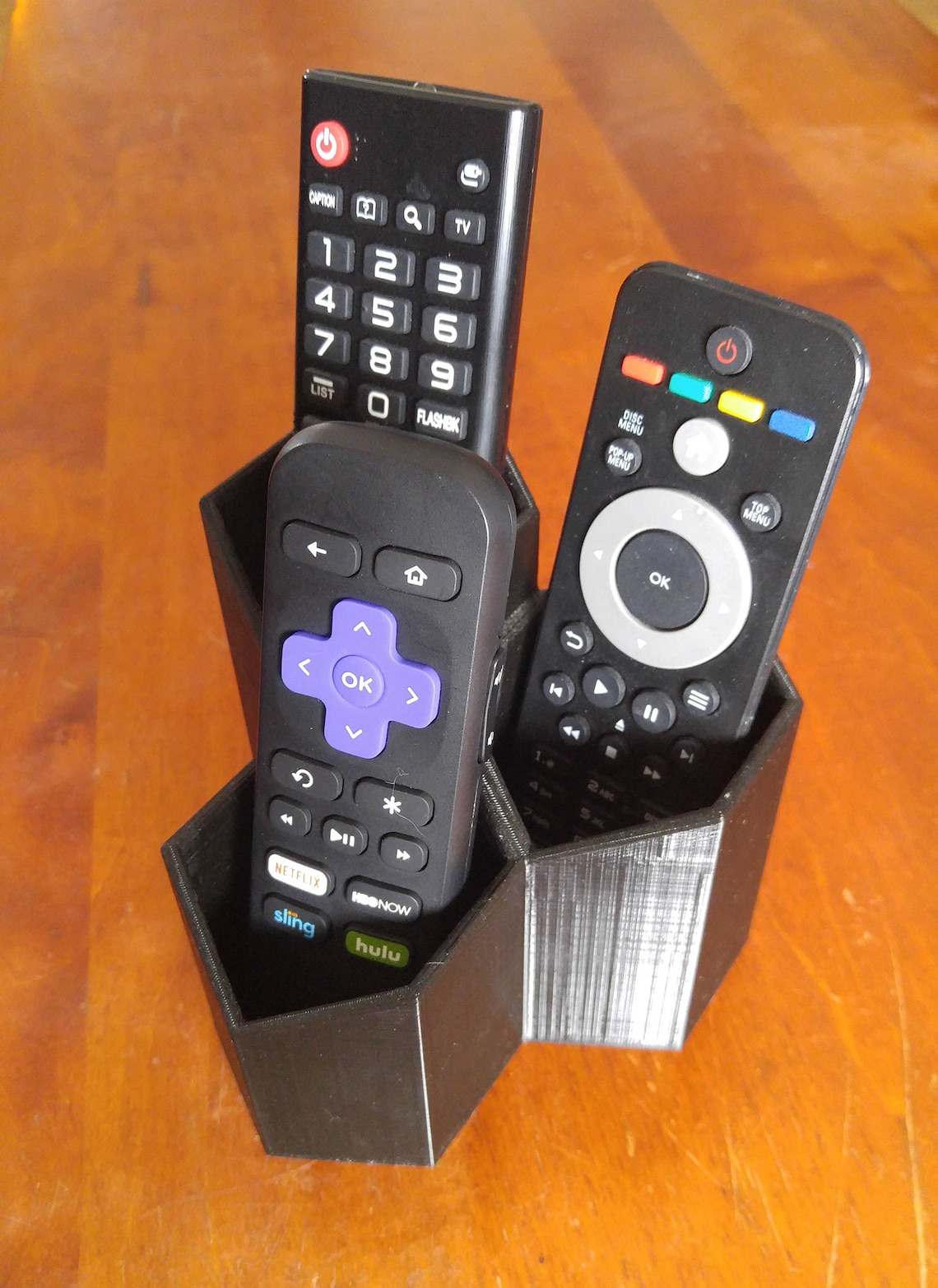 3D Printed Hexagon Remote Holder Etsy