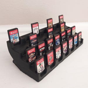 28 slot Nintendo Switch game cart stand/display/organizer (3D Printed)