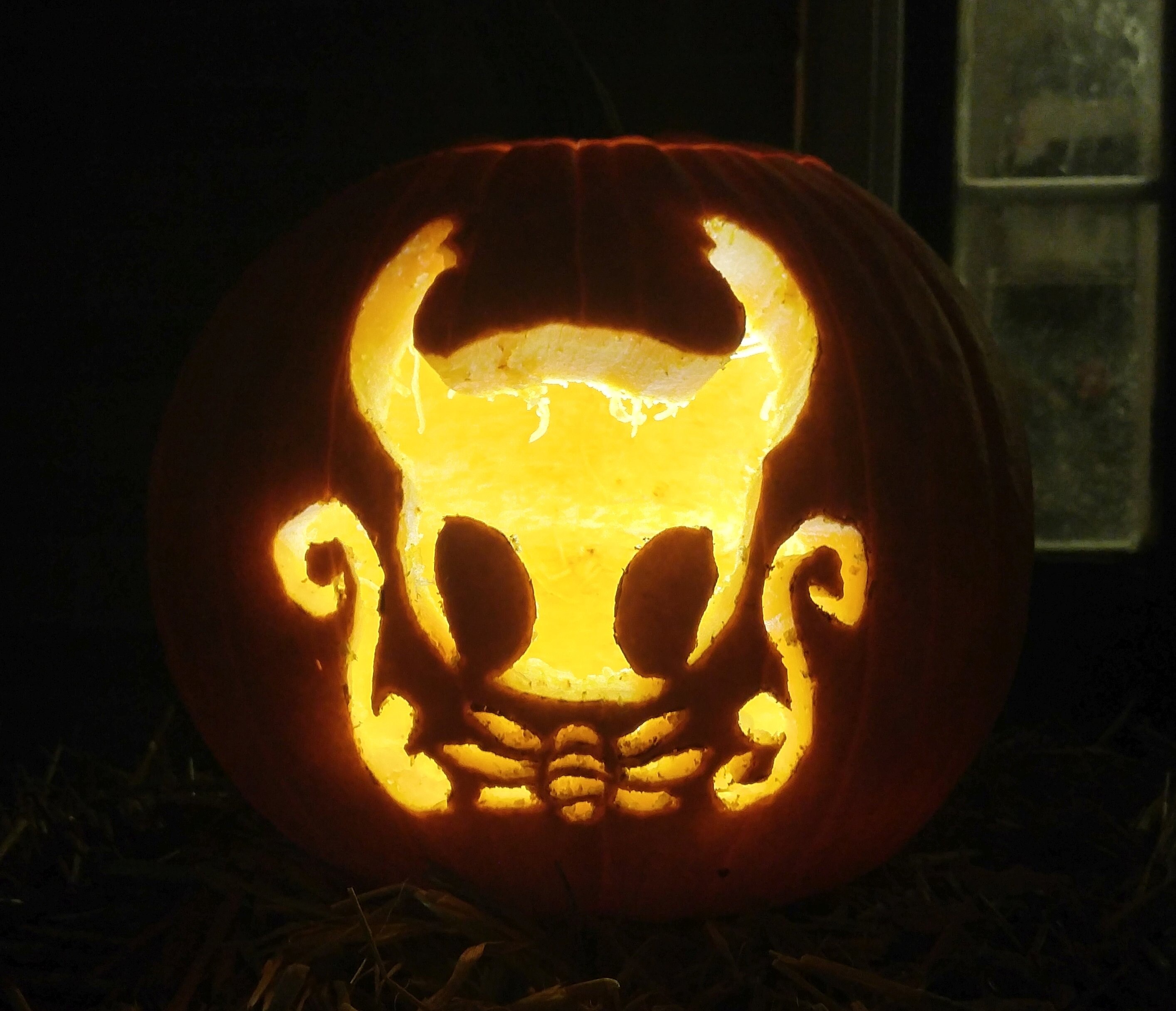 Dark Knight Pumpkin Stencil
