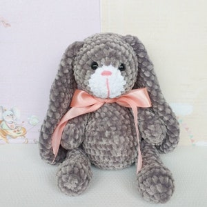 Crochet bunny rabbit, amigurumi bunny, amigurumi soft toy, stuffed animal, baby gift