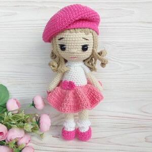 Crochet doll for sale. Crochet doll. Amigurumi baby doll. Princess doll. Gift for girls