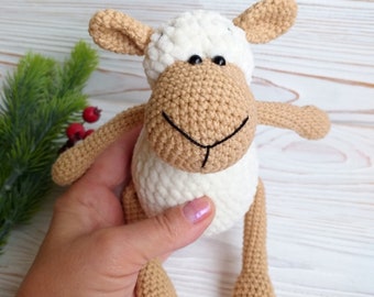 Amigurumi sheep, knitted sheep, crochet lamb, crochet sheep, sheep toy, amigurumi animals