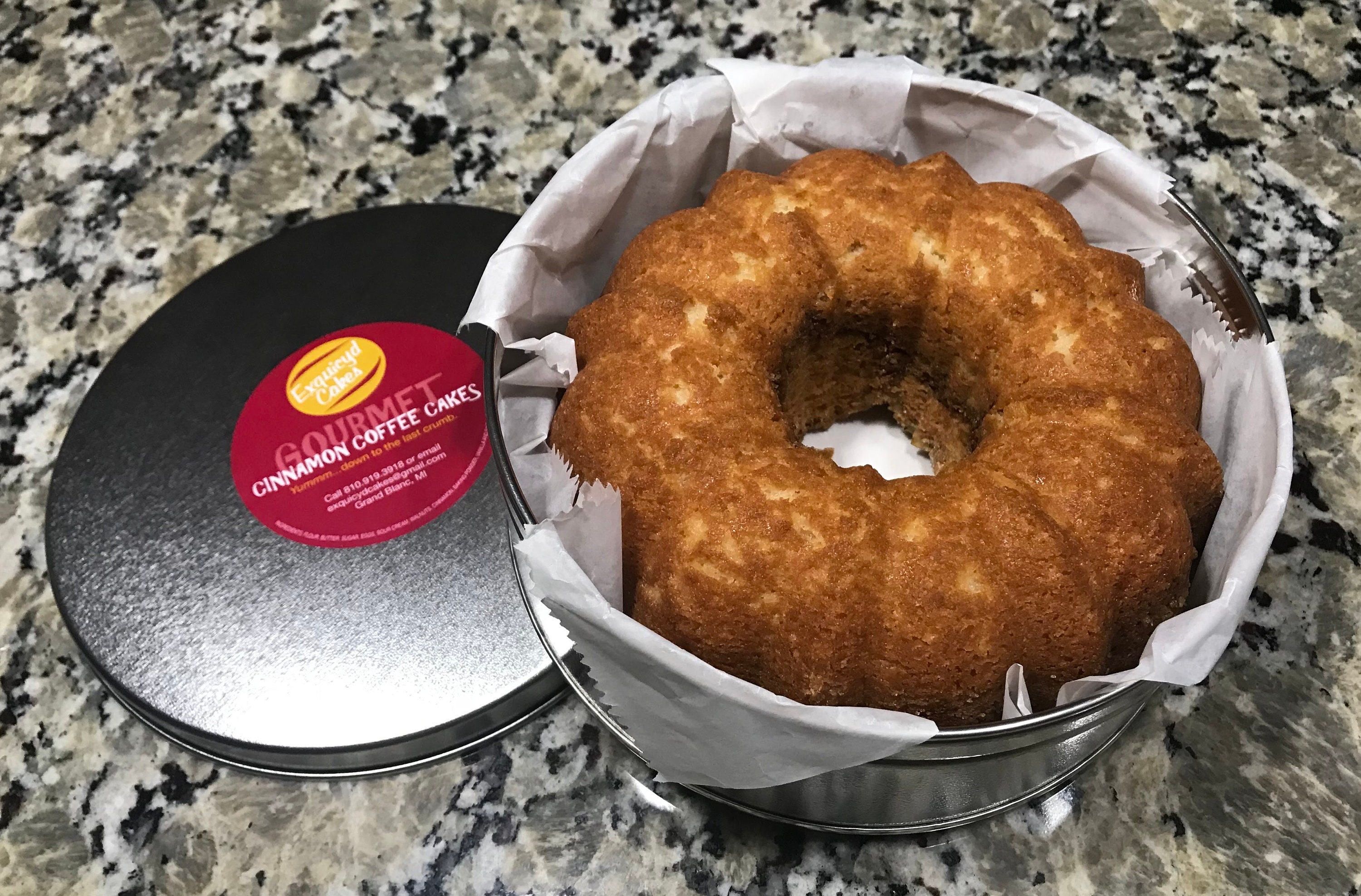 Chocolade Chip Koffie Cake Zure Room Koffie Cake Joodse Etsy