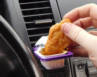 Dip Cup Clip | Dipping Sauce Clip | Dip Buddy | Fast Food Dip Clip | Car Dip Cup Holder | 3D Printed