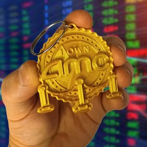 I OWN AMC NFT 3D Printed Key Chain | Christmas Ornament | Wall Hanging