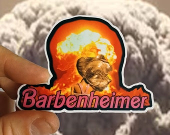Barbenheimer 3.5 Inch Vinyl Sticker