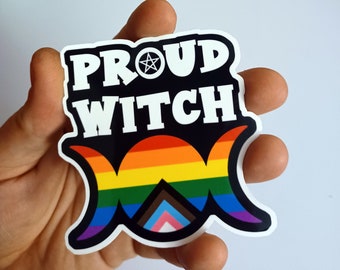 Proud Witch Vinyl Sticker