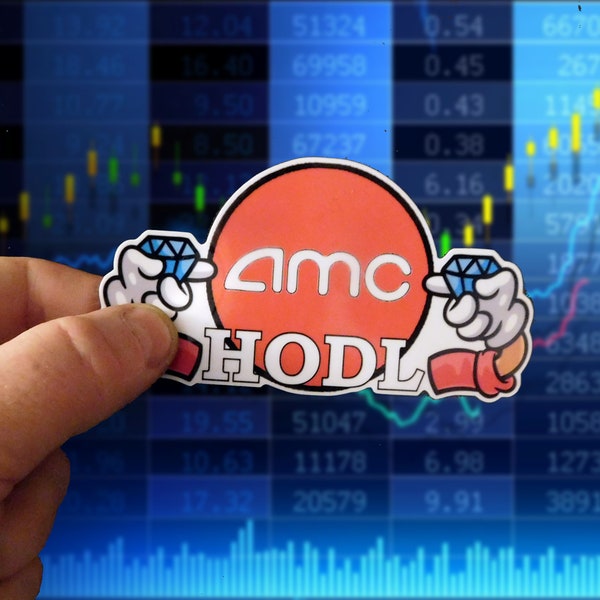 AMC HODL 4 Inch Vinyl Sticker