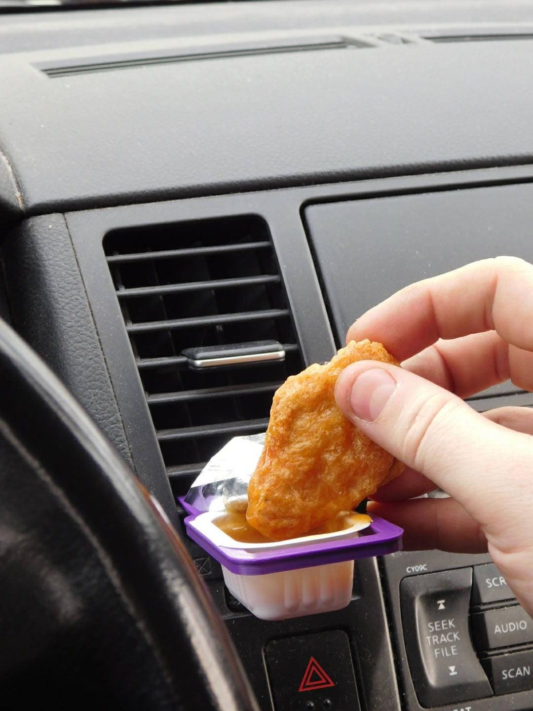 Dip Cup Clip Dipping Sauce Clip Dip Buddy Fast Food Dip Clip Car Dip Cup  Holder 3D Printed 