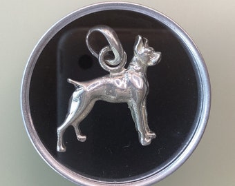 Vintage Boxer Charm Estate Boxer Pendant Sterling Silver Dog Charm Doggie Pendant Dog Lover Gift Boxer Dog Charm 925 Dog Charm Etsy
