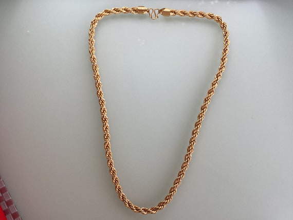 Rope Necklace 14k Rope Chain 22 Inches 7mm Rope Necklace Gold Filled  Necklace Unisex Gift for Dad Gift for Mom 