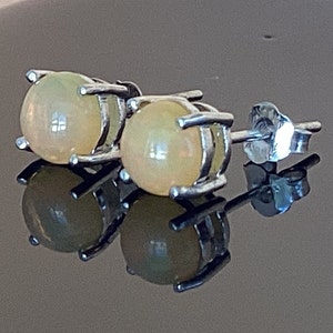 Moonstone Earrings Sterling Silver Moonstone Stud Earrings  Rainbow  Earrings Sweet Sixteen Gift Birthday Gift Unisex Earrings