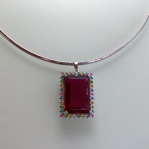 Omega Necklace Vintage 18 inch Omega Necklace 3mm Omega Choker Necklace Sterling Silver Omega Italy 925 Choker Omega Slide Pendant Jewelry