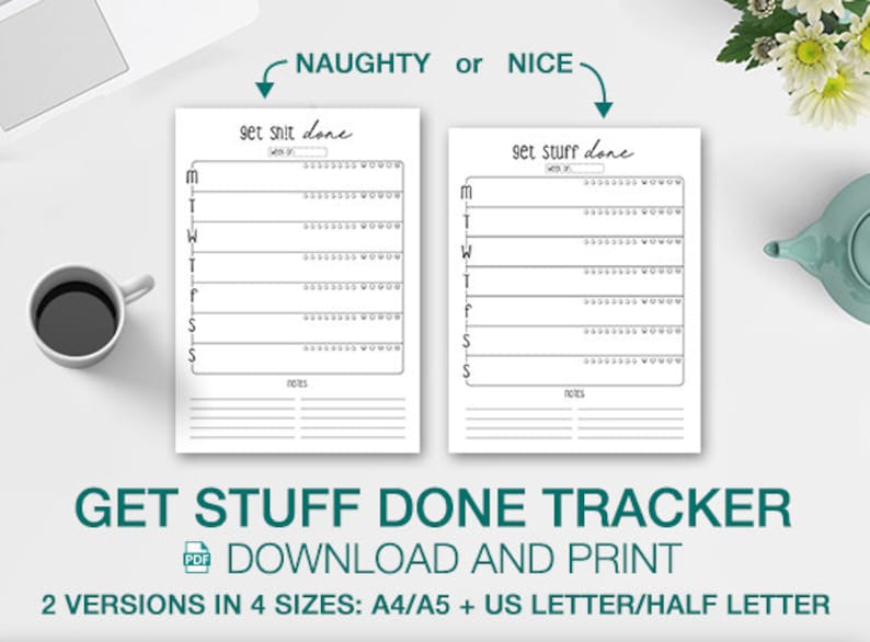 Printable Get hold of Things Accomplished, Just take Shit Completed Weekly Planner Prompt Obtain Organiser Toward-do checklist Every day Planner Drinking water Temper Trackers picture about Printable Stuff identify Printable Just take Things Accomplished, Purchase Shit Completed Weekly Planner Immediate Down load Organiser Towards-do listing Every day Planner Drinking water Temper Trackers